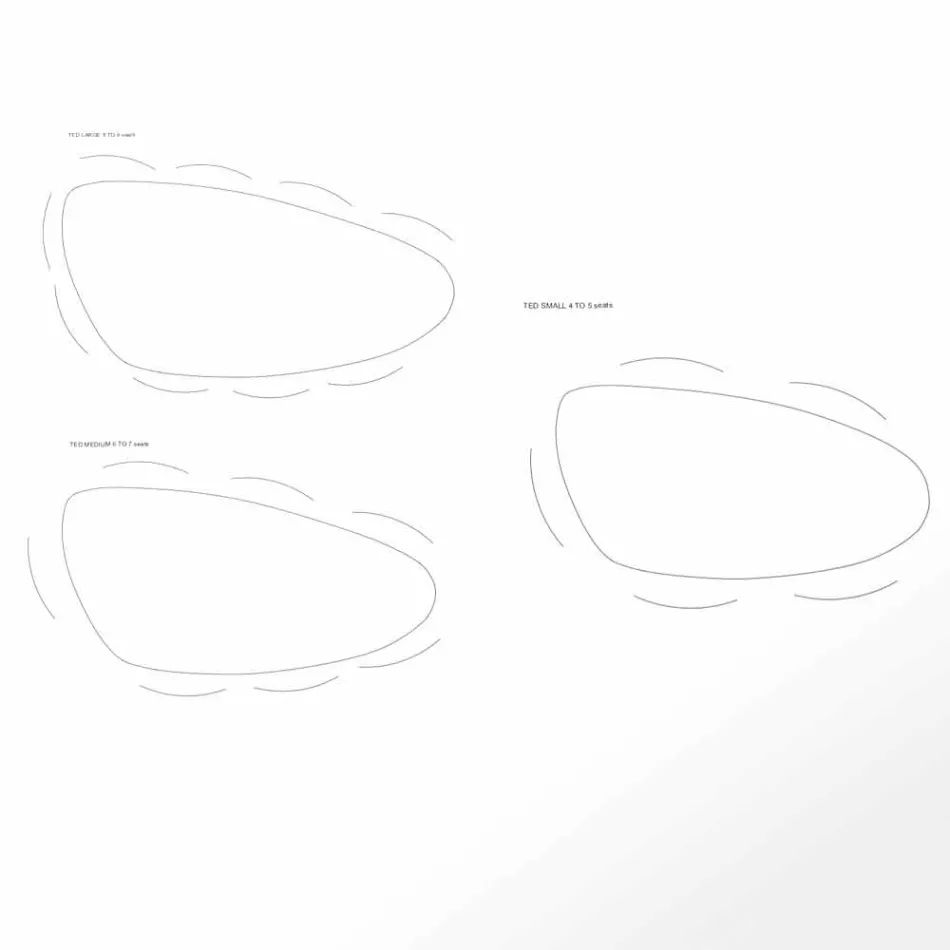 Handgemaakte eettafel in HPL en massief mahonie Made in Italy - eiken Viadurini