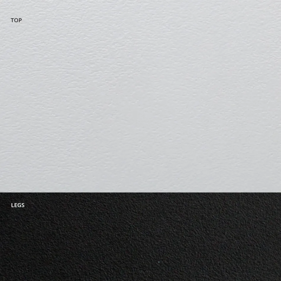 Eettafel met tonblad in HPL-laminaat Made in Italy - Grotta Viadurini