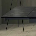 Design eettafel met uitschuifbaar keramisch blad tot 240 cm - Ultron Viadurini