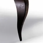 Eettafel luxe design in massief hout, gemaakt in Italië, Draad Viadurini