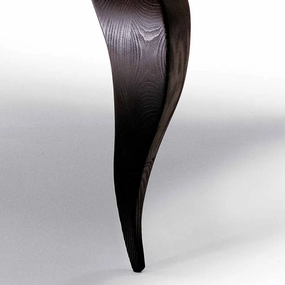 Eettafel luxe design in massief hout, gemaakt in Italië, Draad Viadurini