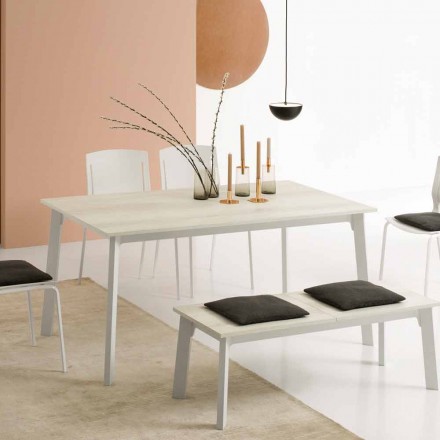 Design eettafel, uitschuifbaar met 6/8 zitplaatsen - Arnara Basic Viadurini