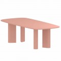 Design eettafel in klei Made in Italy - Bonaldo geometrische tafel