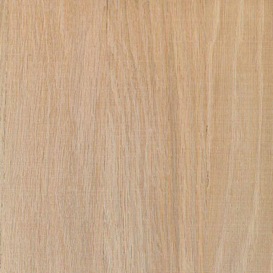 Design eettafel in eik en metaal gemaakt in Italië Oncino Viadurini