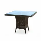 Table dining polyethyleen hand geweven Tsjaad Viadurini