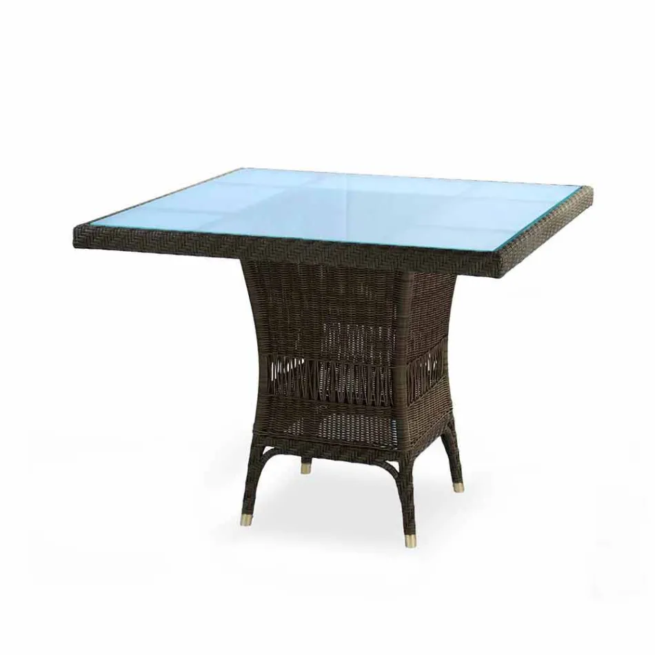 Table dining polyethyleen hand geweven Tsjaad Viadurini