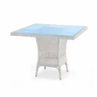 Table dining polyethyleen hand geweven Tsjaad Viadurini