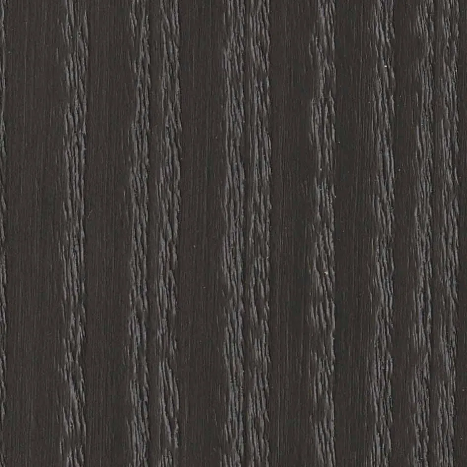 Design eettafel van rookglas en geolied essenhout Made in Italy - Croma Viadurini