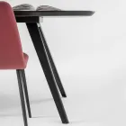 Kwaliteitseettafel met essenhouten blad Made in Italy - Ulma Viadurini