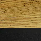 Gefineerde eettafel met stalen onderstel Made in Italy - Dalmatian Viadurini