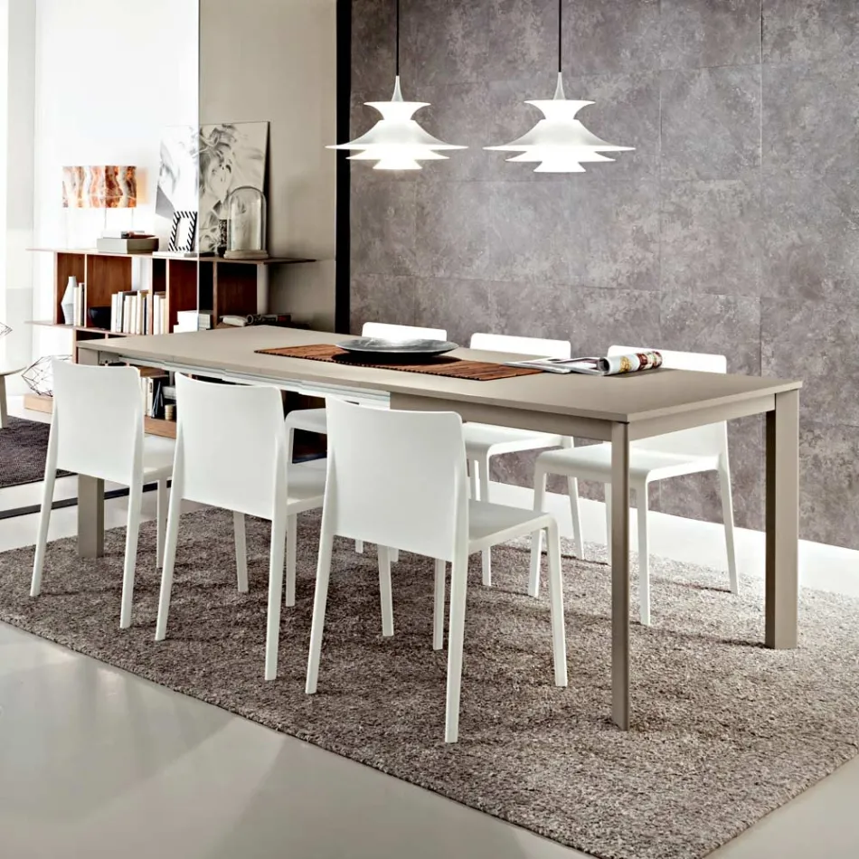 Fenix eettafel Uitschuifbaar tot 232 cm Made in Italy - Beieren Viadurini