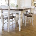 Essenhouten eettafel en 4 stoelen inbegrepen Made in Italy - Rafael