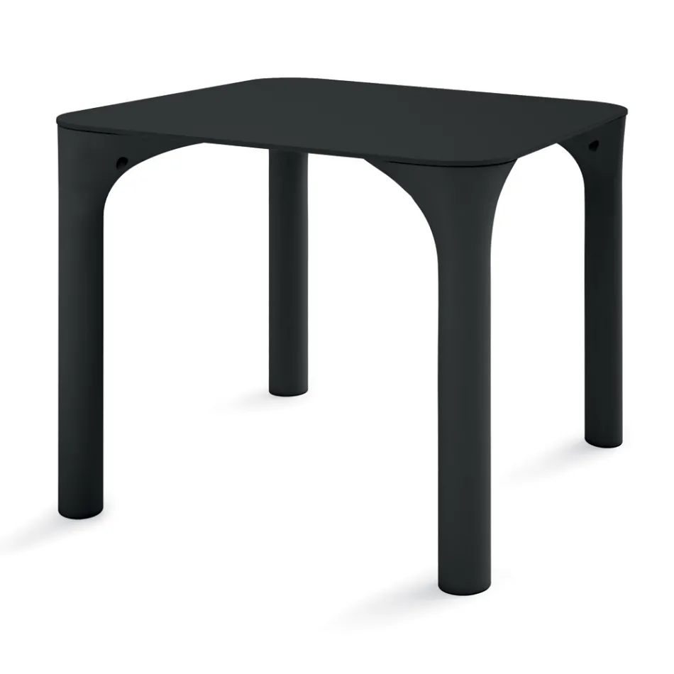 Hpl eettafel met polyethyleen poten Made in Italy - Glen Viadurini