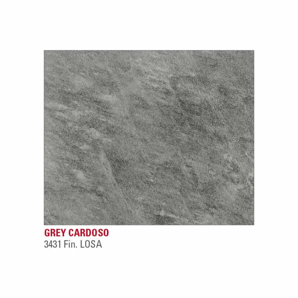 Eettafel in Hpl-marmereffect en gelakt metaal Made in Italy - Jupiter Viadurini