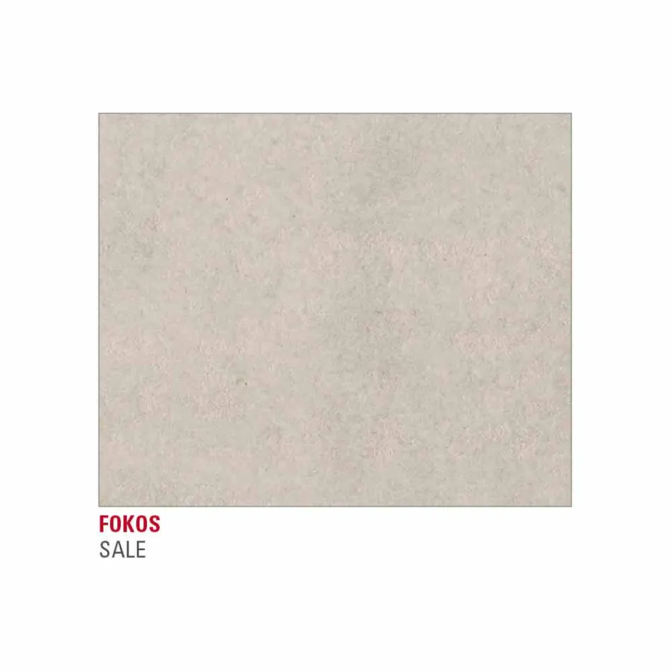 Eettafel in Laminam en gelakt metaal Made in Italy - Efisto Viadurini