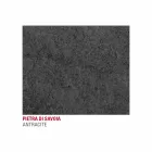 Eettafel in Laminam en gelakt metaal Made in Italy - Efisto Viadurini