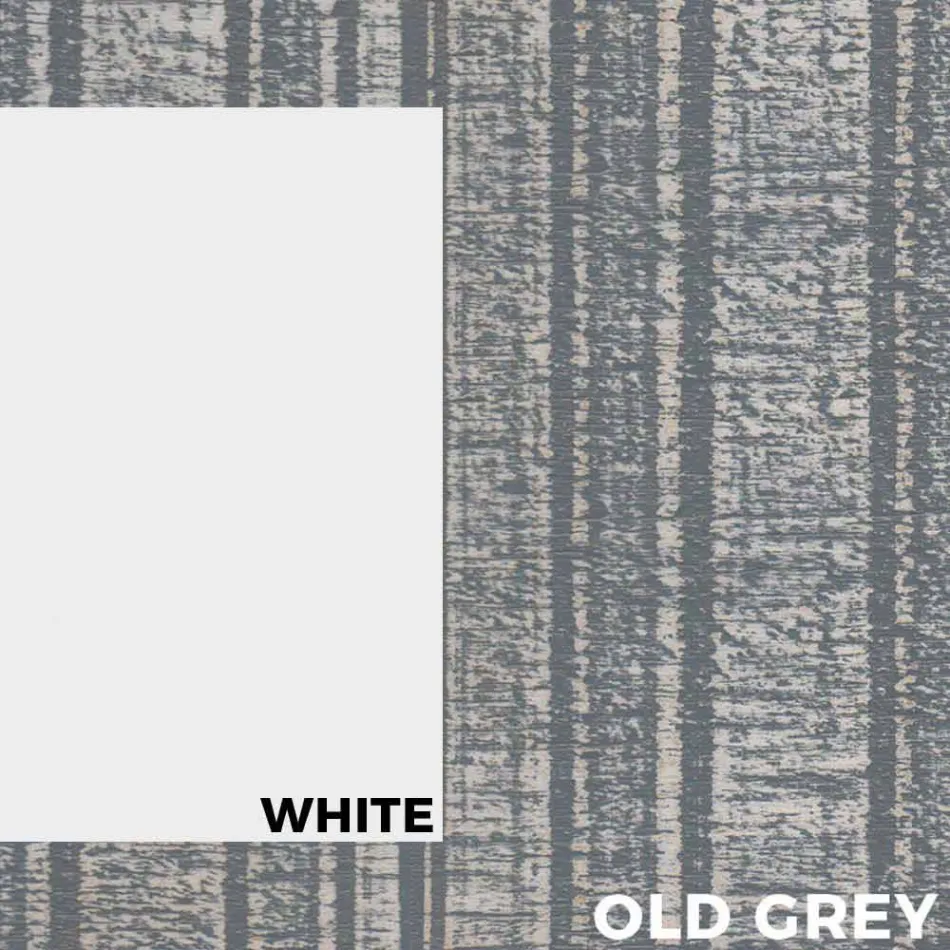 Modern Design Outdoor houten en aluminium eettafel - Ganges Viadurini