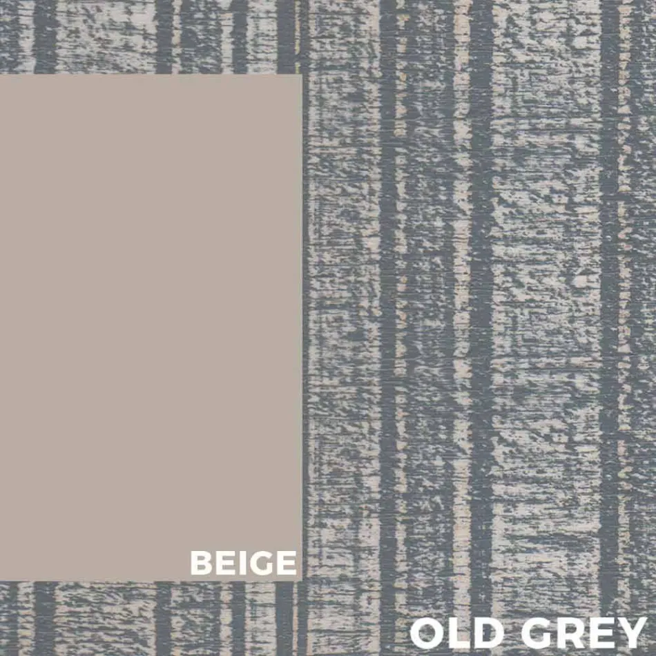 Modern Design Outdoor houten en aluminium eettafel - Ganges Viadurini