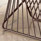 Eettafel in modern massief hout gemaakt in Italië, Mitia Viadurini