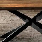 Moderne massief houten eettafel gemaakt in Italië Oncino Viadurini