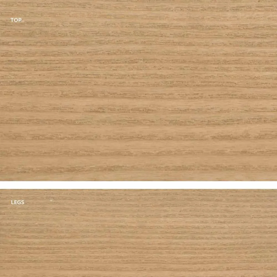 Mdf design houten eettafel gemaakt in Italië, Egisto Viadurini