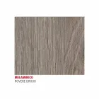 Eettafel in melamine en geverfd metaal Made in Italy - Remigio Viadurini