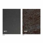 Metalen eettafel en keramisch blad Made in Italy Design - Anaconda Viadurini