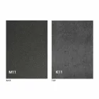 Metalen eettafel en keramisch blad Made in Italy Design - Anaconda Viadurini