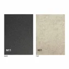 Metalen eettafel en keramisch blad Made in Italy Design - Anaconda Viadurini