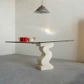stenen eettafel en modern design kristal Anteros