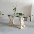 Stone eettafel en modern design kristal Medusa