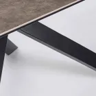 Moderne eettafel met keramiek en glazen blad Homemotion - Ringo Viadurini