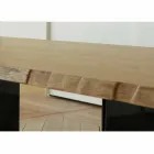 Moderne eiken eettafel gemaakt in Italië 200x100cm Paul Viadurini