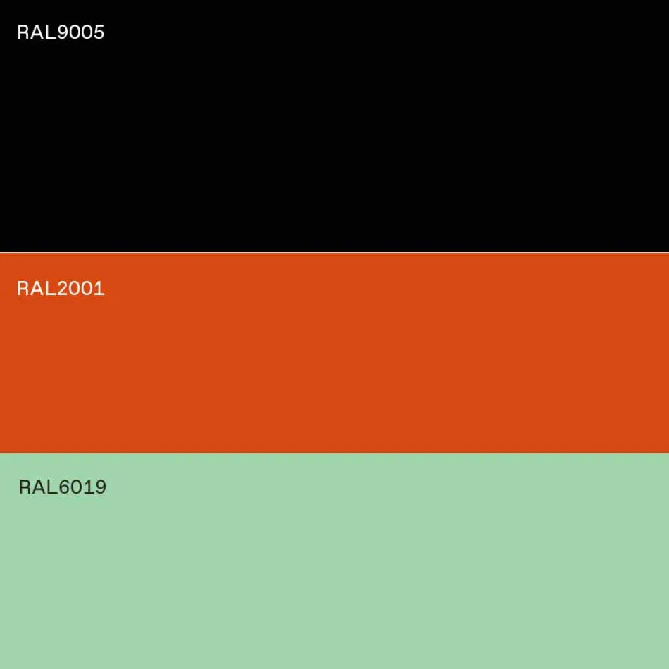 Moderne eettafel met houten blad en stalen onderstel Made in Italy - Aronte Viadurini