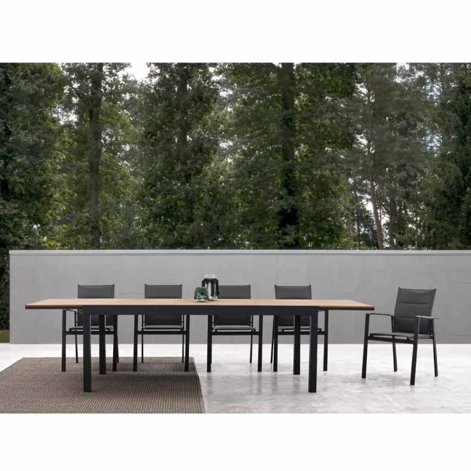 Tuintafel met uitschuifbaar blad tot 300 cm - Plunjezak Viadurini