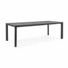 Buiten eettafel in keramiek en aluminium, Homemotion - Salem Viadurini