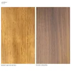 Tuintafel in Iroko-hout en steengoed Made in Italy - Bresson Viadurini