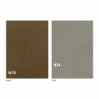 Moderne opklapbare eettafel in hout en metaal Made in Italy - Menelao Viadurini