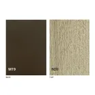 Moderne opklapbare eettafel in hout en metaal Made in Italy - Menelao Viadurini