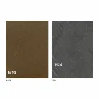 Moderne opklapbare eettafel in hout en metaal Made in Italy - Menelao Viadurini