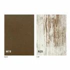 Moderne opklapbare eettafel in hout en metaal Made in Italy - Menelao Viadurini