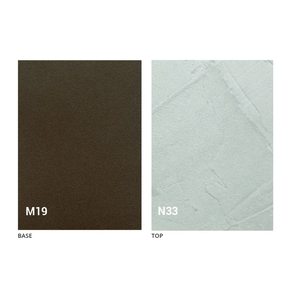 Moderne opklapbare eettafel in hout en metaal Made in Italy - Menelao Viadurini