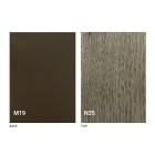 Moderne opklapbare eettafel in hout en metaal Made in Italy - Menelao Viadurini