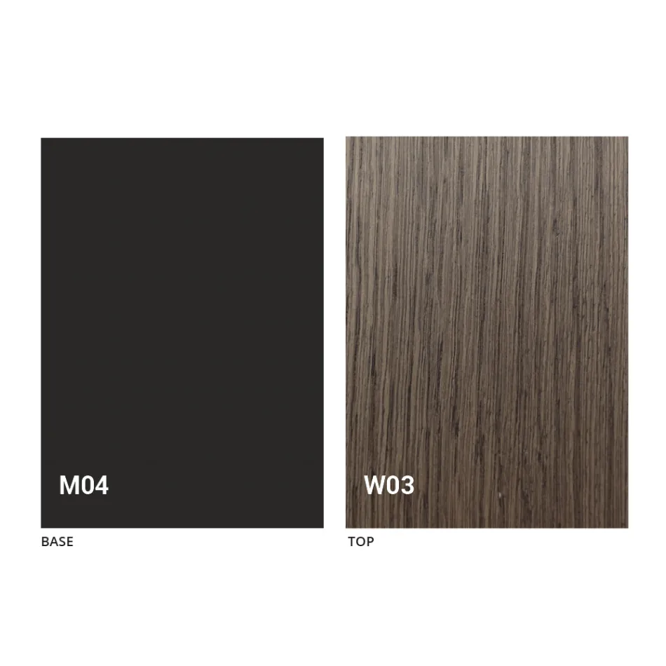 Ronde uitschuifbare eettafel met houten blad Made in Italy - Crodino Viadurini