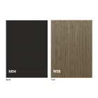 Ronde uitschuifbare eettafel met houten blad Made in Italy - Crodino Viadurini