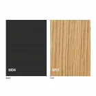 Ronde uitschuifbare eettafel met houten blad Made in Italy - Crodino Viadurini