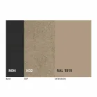 Ronde uitschuifbare eettafel in Laminam-keramiek Made in Italy - Lupetto Viadurini