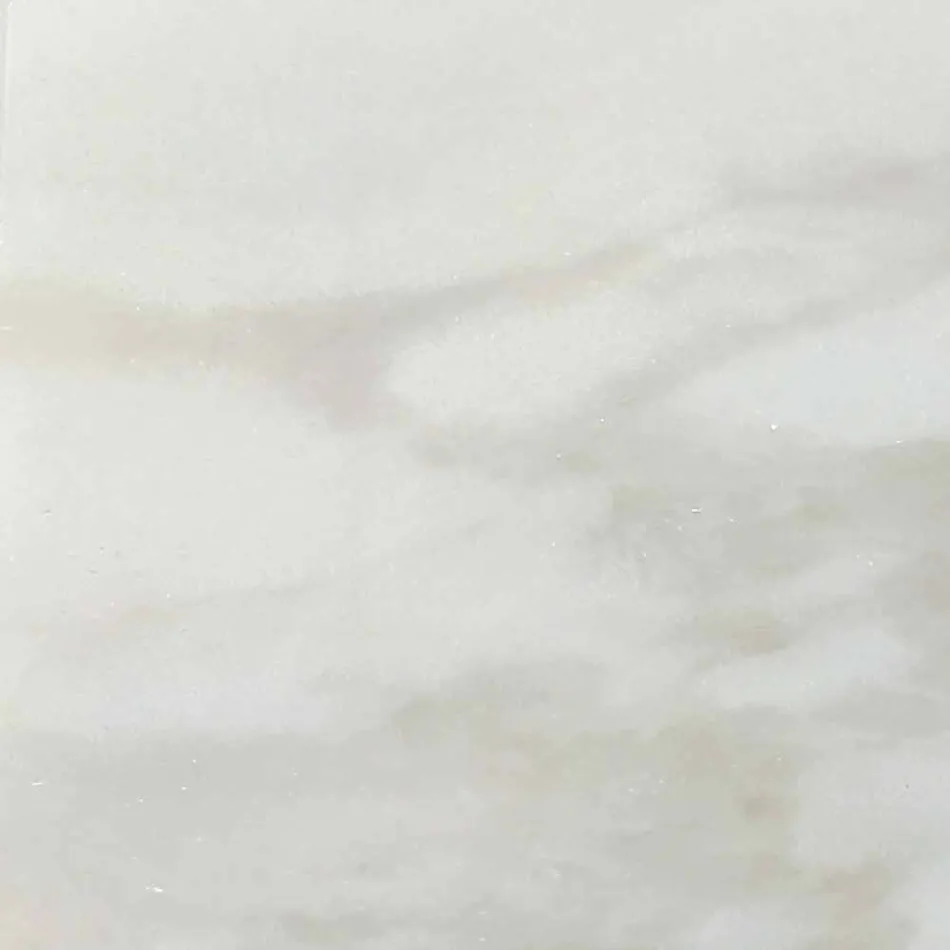 Ronde eettafel in marmer en gelakt aluminium Made in Italy - Superb Viadurini