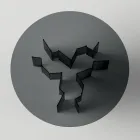 Ronde eettafel in extra helder of rookglas Made in Italy - Thommy Viadurini