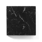 Ronde eettafel in glaskeramiek en metaal Made in Italy - Alfero Viadurini